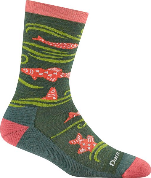 DARN TOUGH 6122 KELP Women’s Homer Crew Lightweight Lifestyle Sock FUN Socks