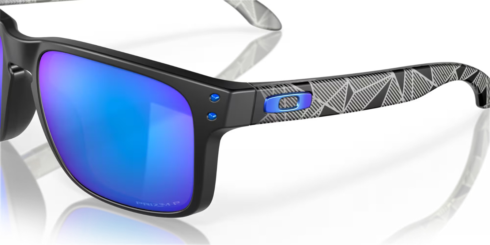 Oakley Holbrook Matte Black Prizmatic/Prizm Sapphire POLARIZED 57 mm Sunglasses