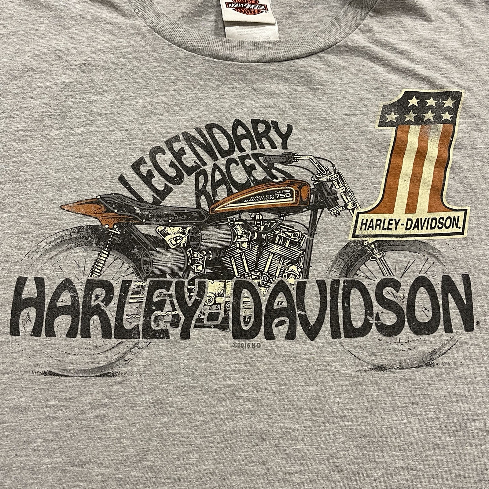 Harley Davidson 2016 Legendary Racer Double Side T-Shirt Johnstown, PA Mens XL