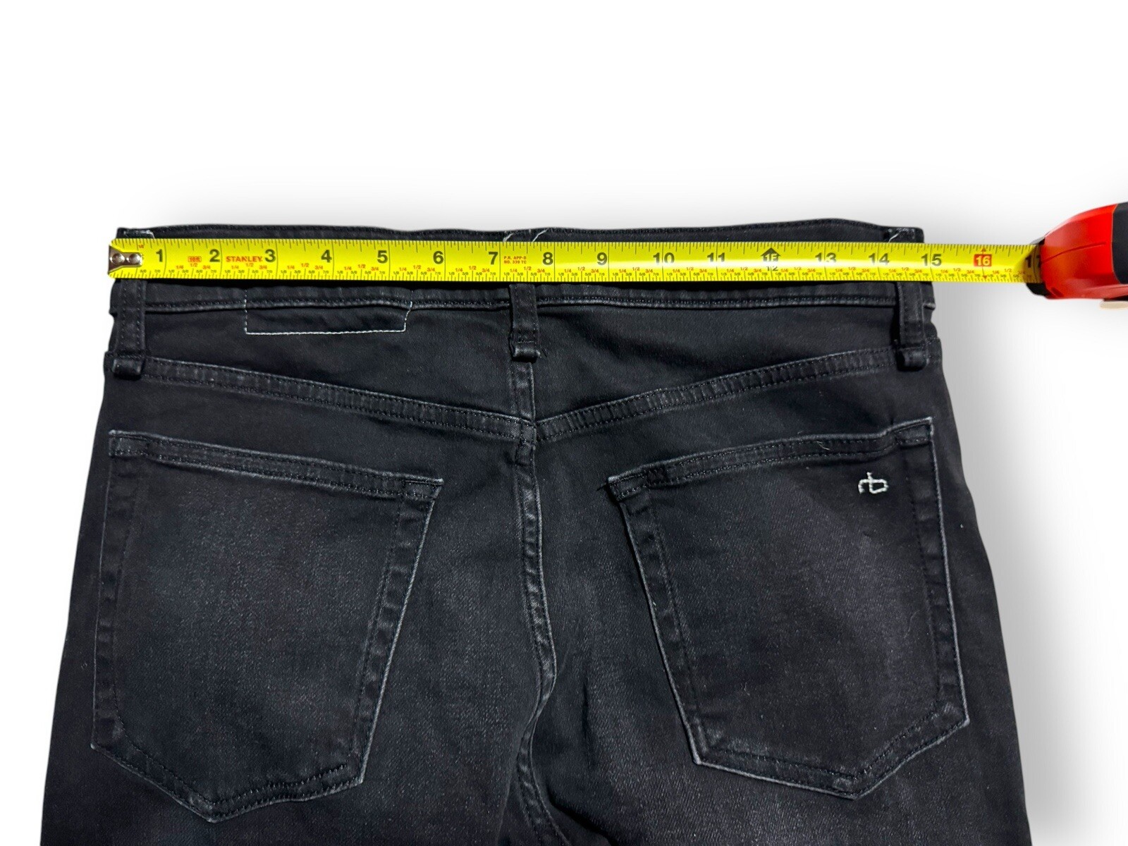 Rag & Bone Fit 2 Slim Jeans Mens Washed Black Denim 29 x 32 EUC