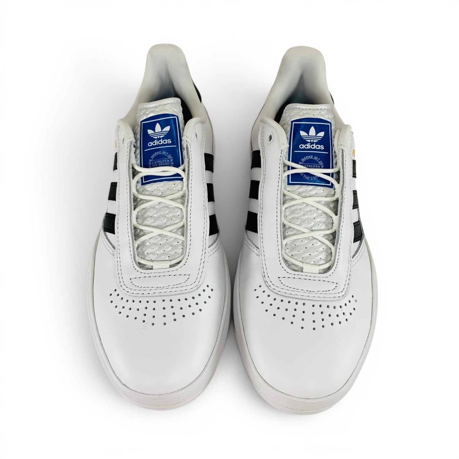 adidas Puig Cloud White Black Blue Bird Men’s Skateboarding Shoes Sneaker JH8168