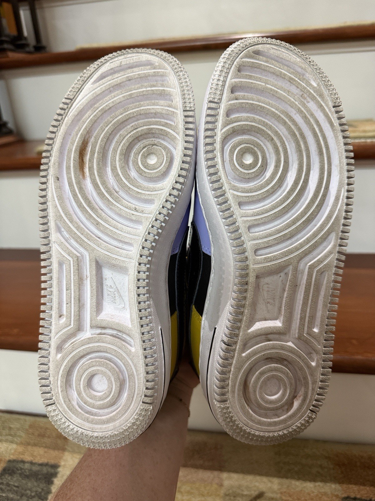 Nike Air Force 1 Shadow Low Leather Colorblock Dark Sulfur DO6114-700