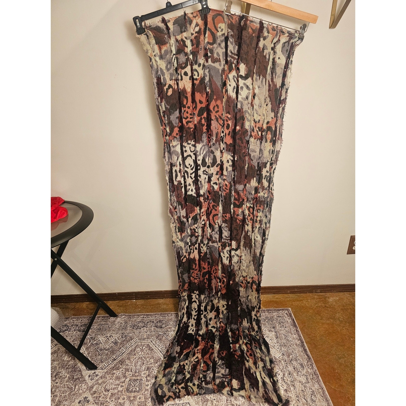 DVF 80 Inch Masons Animal Print Scarf