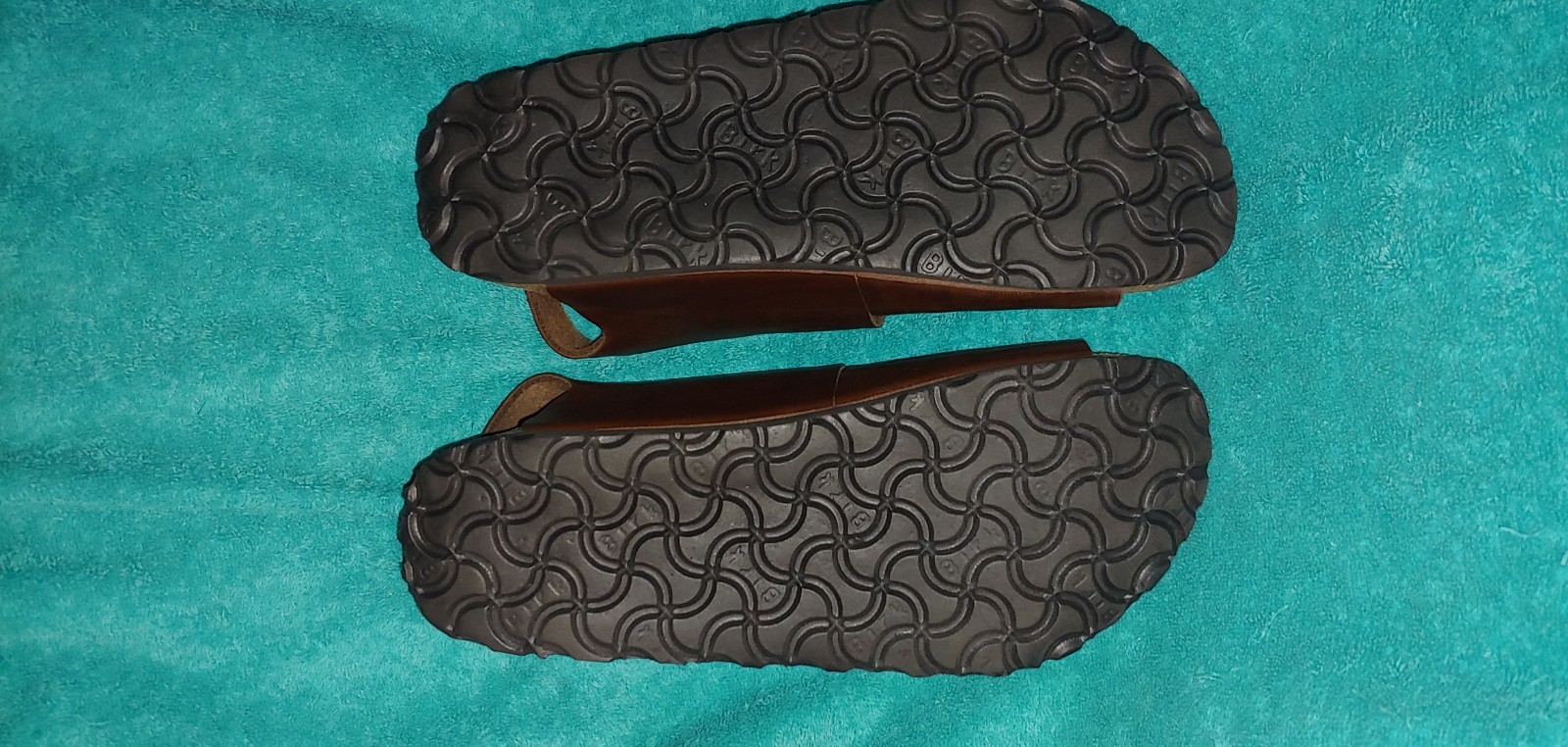 Birkenstocks Birkis Black & Brown 3 (with Heel) Strap Sandals W6 M4 EU37