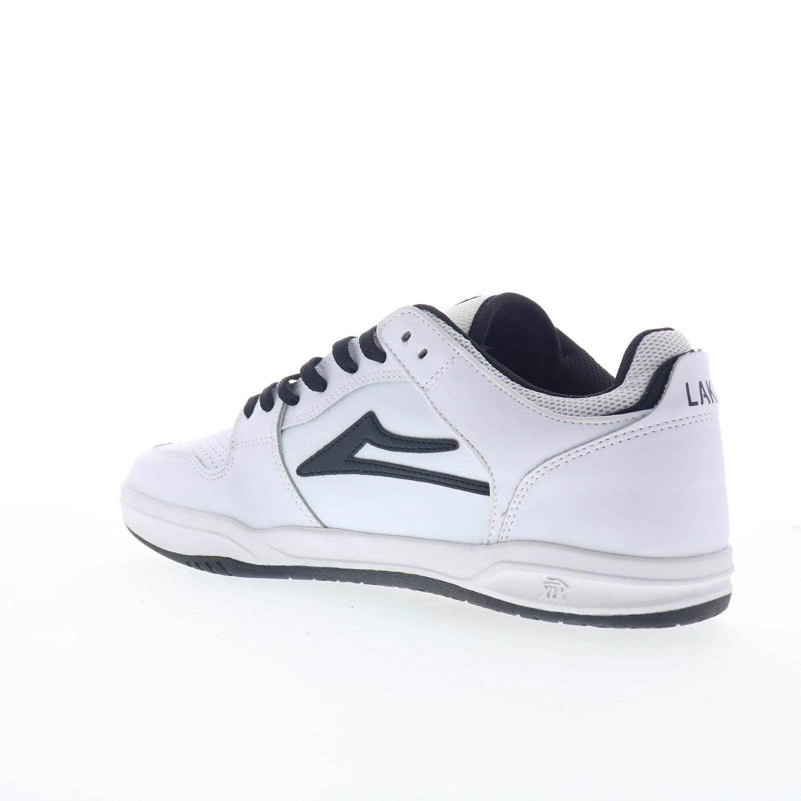 Lakai Telford Low Mens White Leather Lace Up Skate Inspired Sneakers Shoes