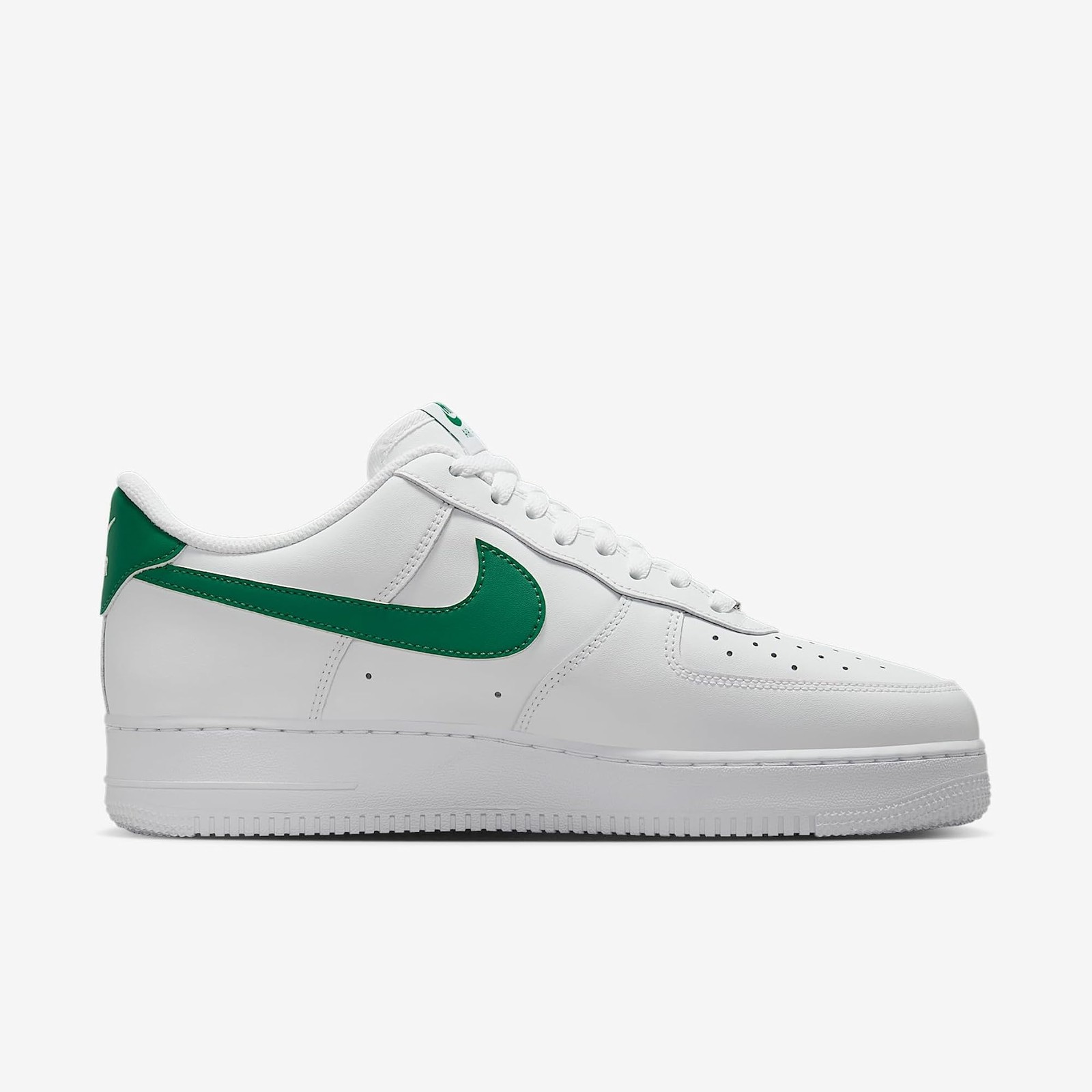 Nike Air Force 1 ’07 Men’s Shoes (White/Malachite) Size 10.5 – White/Malachite –