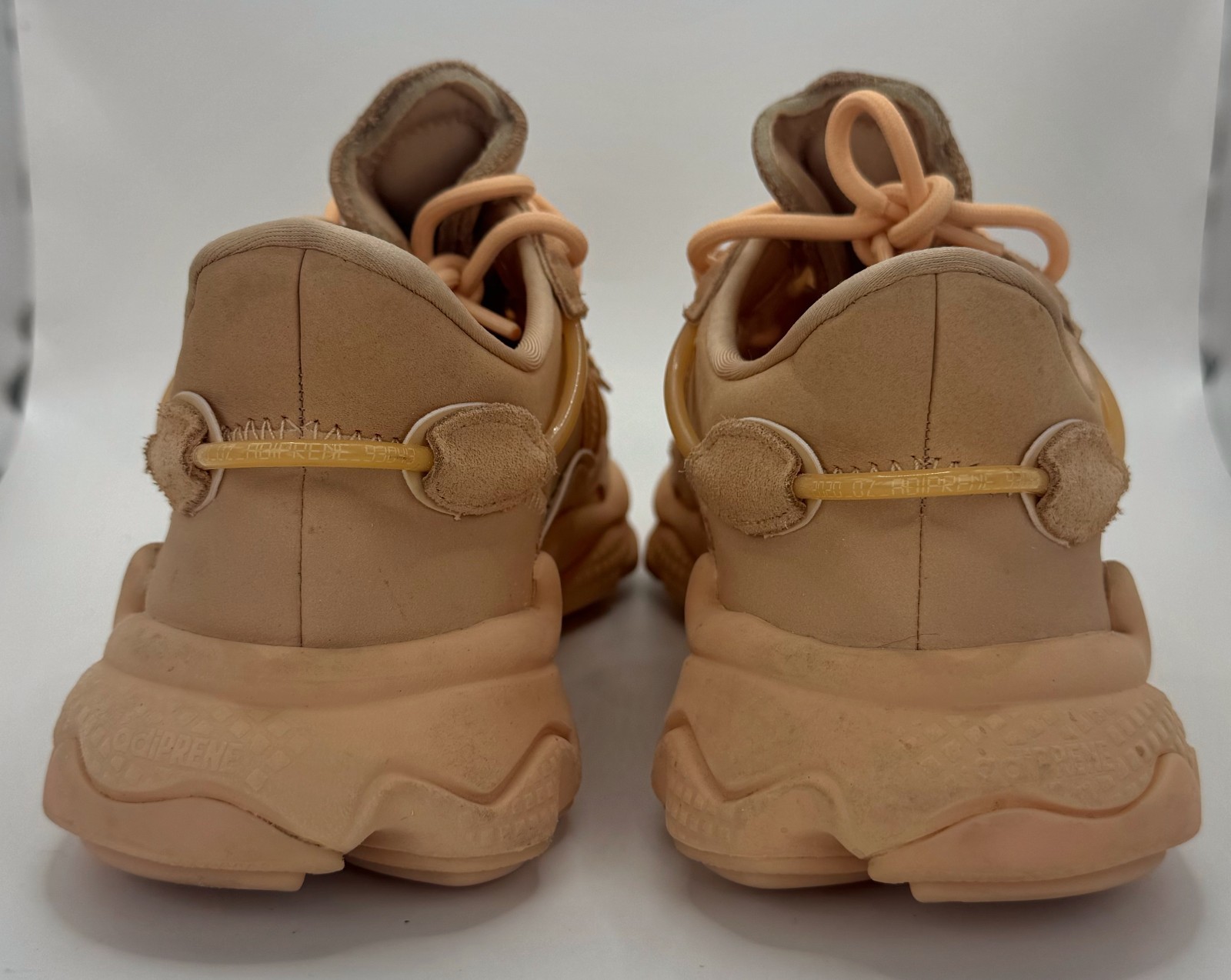 Adidas Ozweego Glow Orange Pale Nude Chunky Sneakers US Men 5.5 Womens 7 FZ1962