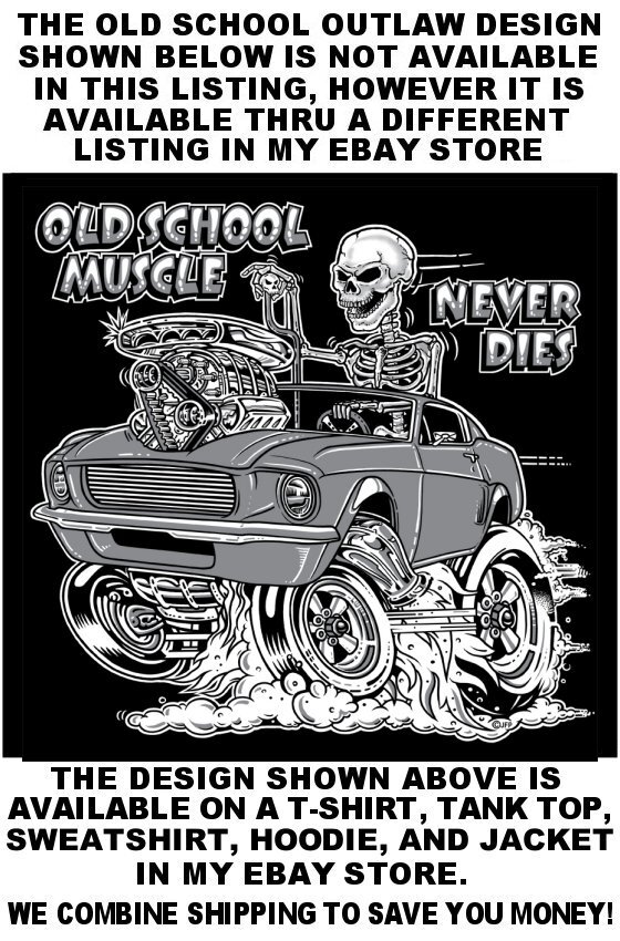 Giant Monster Rat In Blown Supercharged Hot Rat Rod Roadster Skull T-shirt WS161