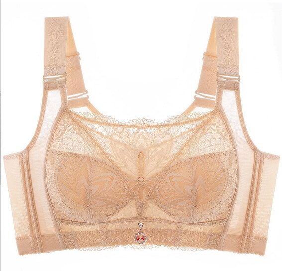 Women Bras Full coverage Floral Ultra-thin Plus size Wireless Underwear 20519
