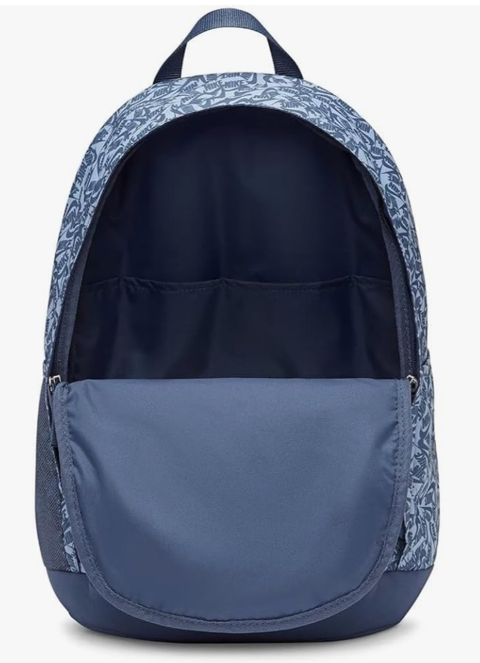 Nike Backpack Blue Hayward Bag Swoosh Print School Travel Work Casual Unisex