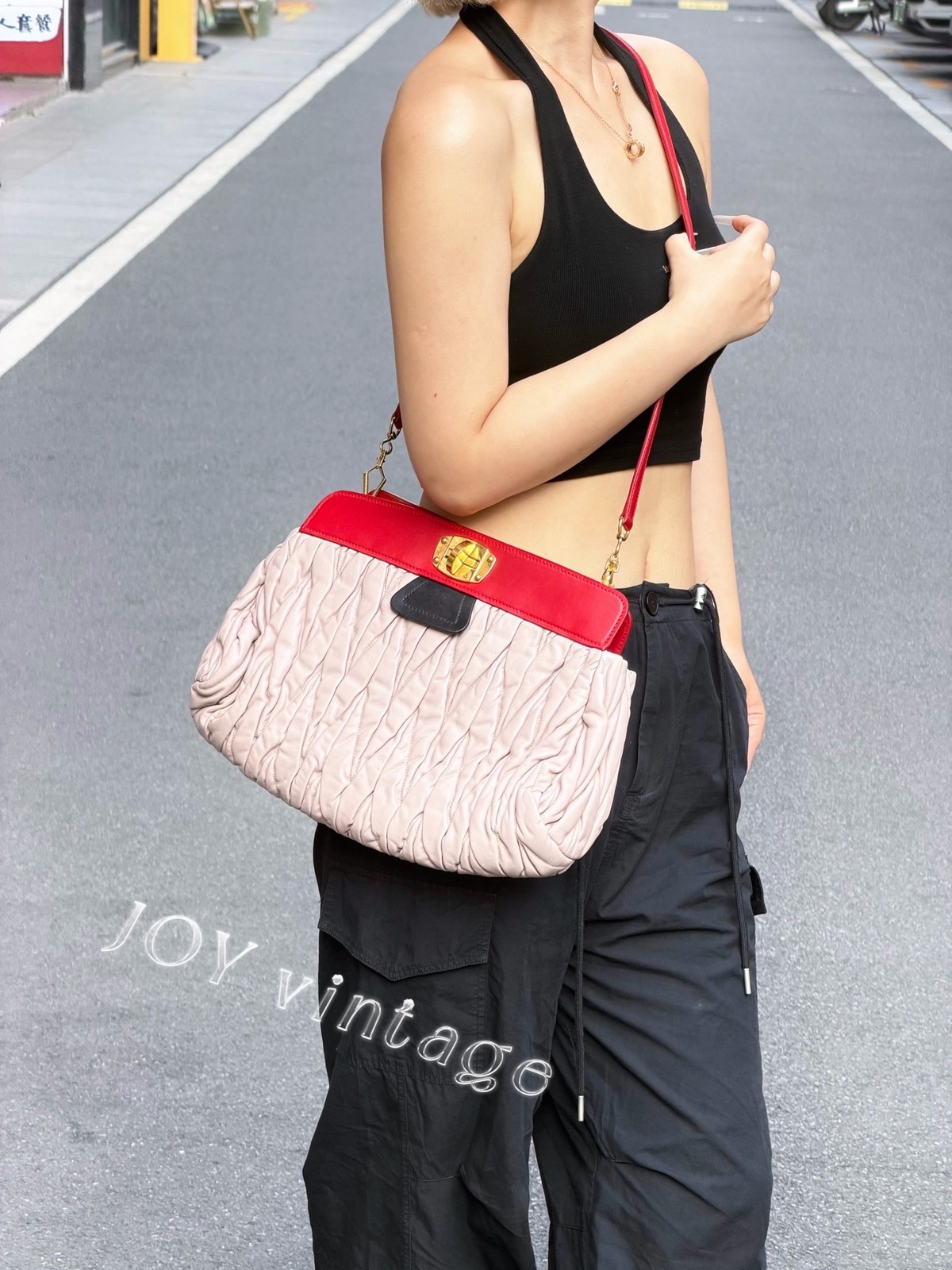 Miu Miu Pre-Owned Authentic Crossbody Bag Colorblock