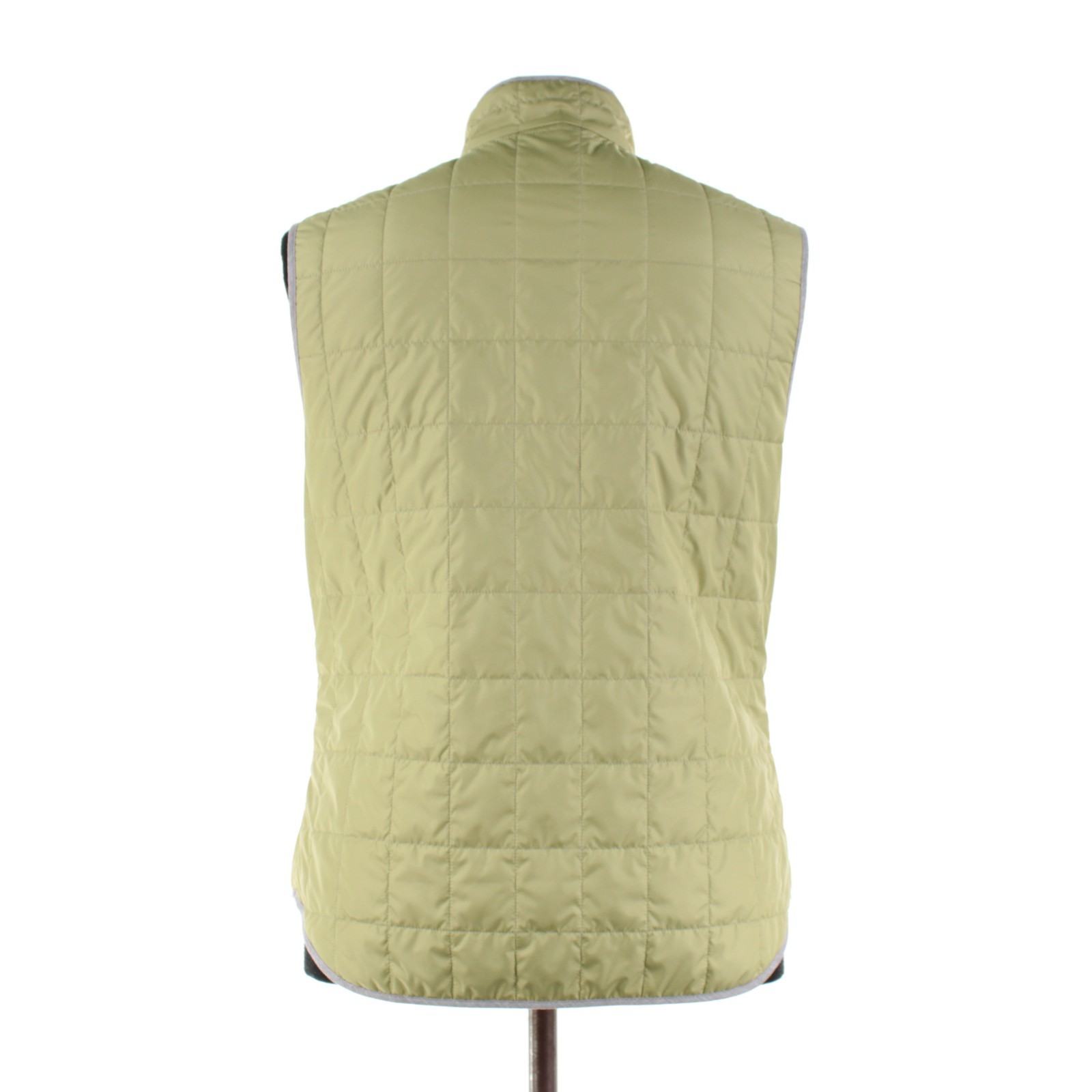 Waterville NWT Polyester Quilted Vest Size 50 (L US) Fit In Solid Green