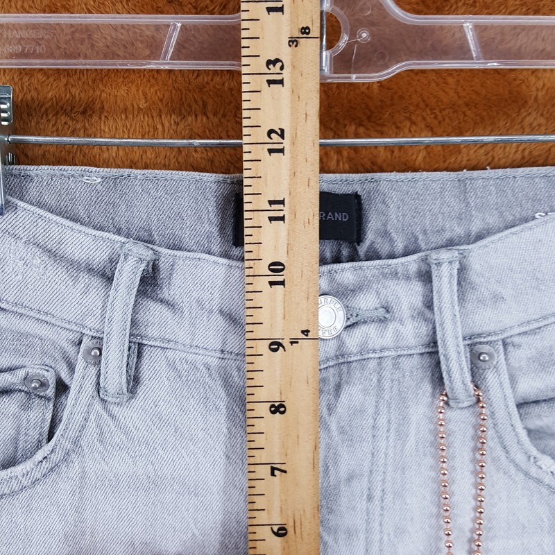PURPLE BRAND Mens Jeans Size 31 Light Grey Wash Flare Leg Slim Fit P004 $320