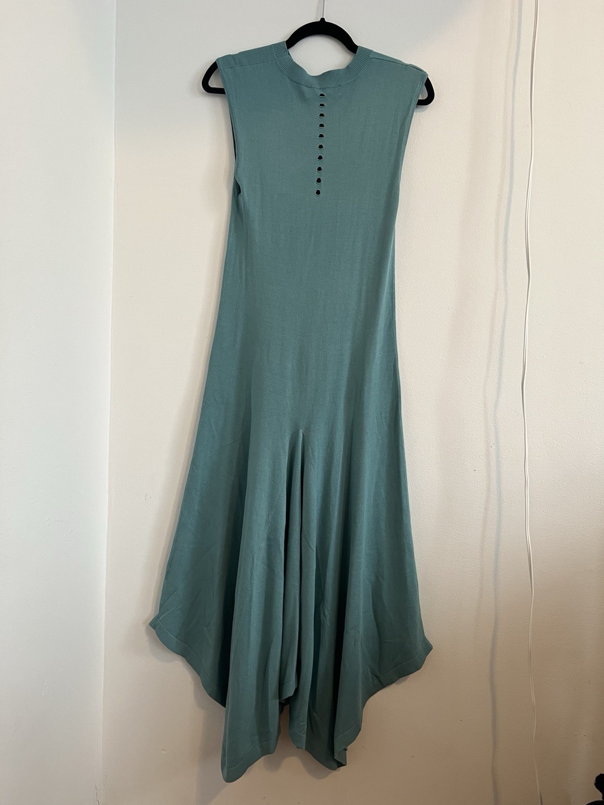 Kallmeyer Teal Handkerchief Dress Size M New With Tags