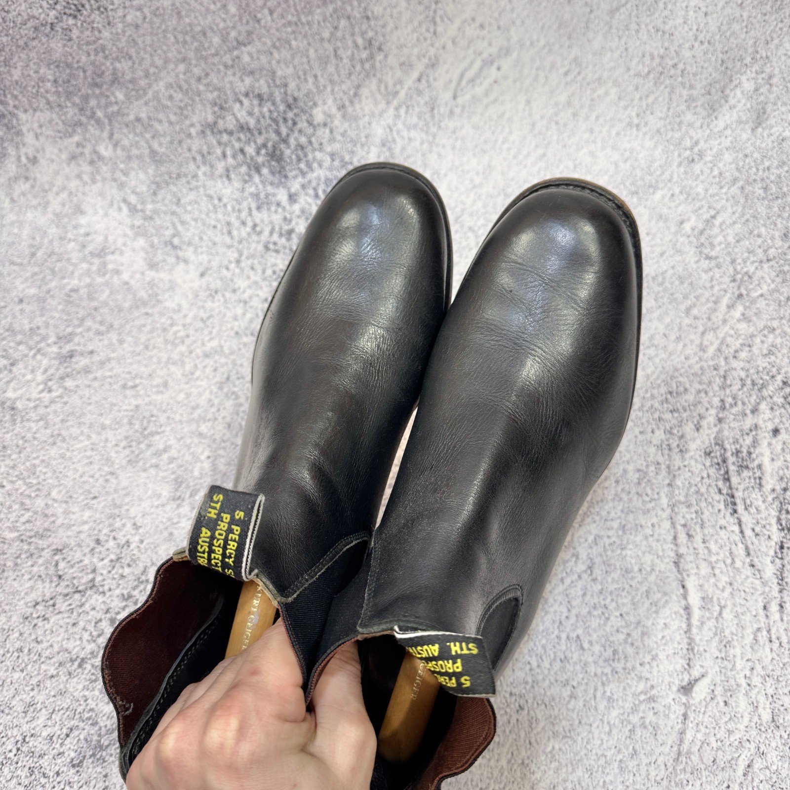 R.M. Williams Vintage Classic Leather Chelsea Boots 10.5H US11 29cm