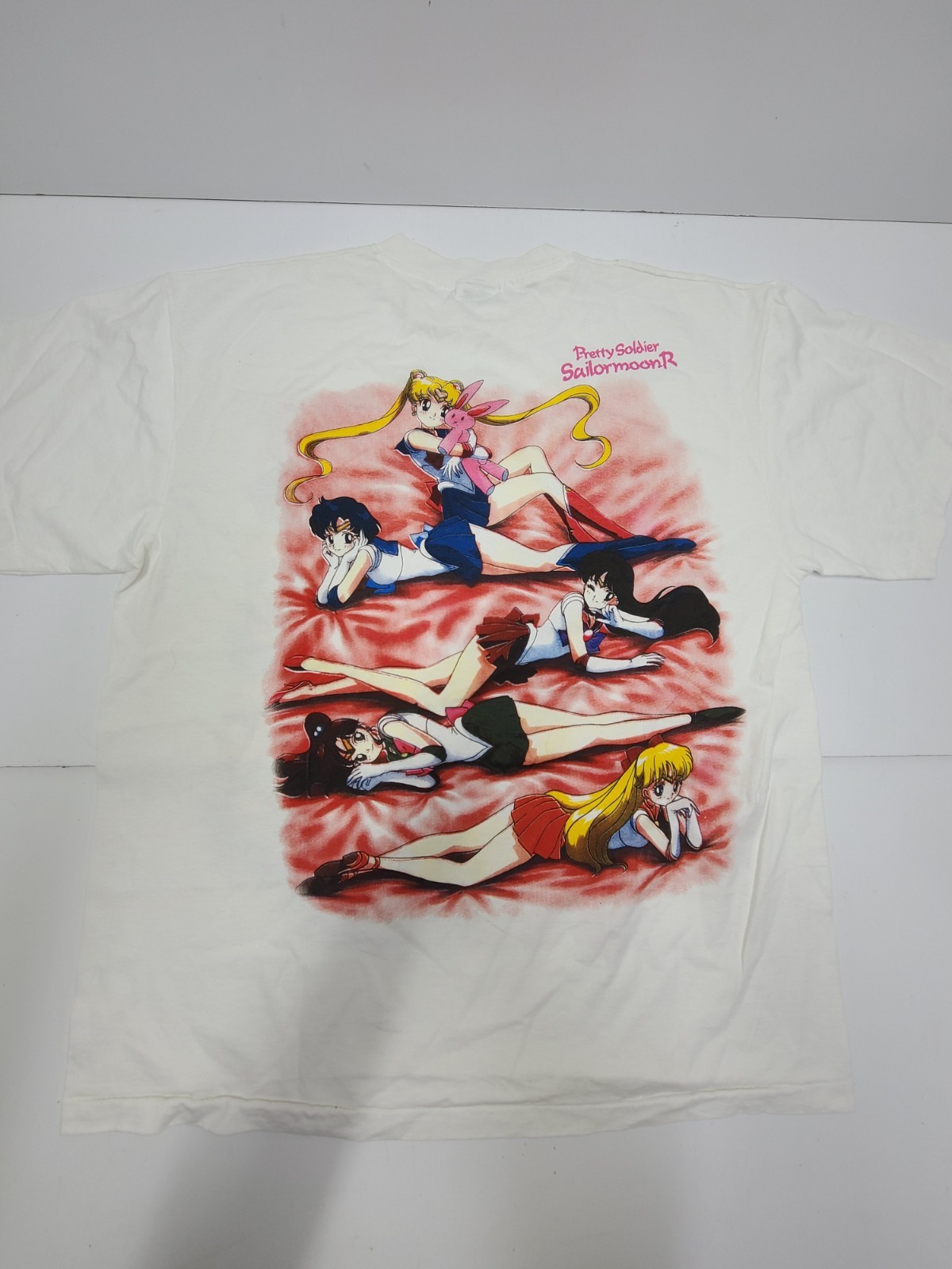 Sailor Moon Shirt XL Pretty Soldier Modern Bootleg AOP Manga Anime Tee