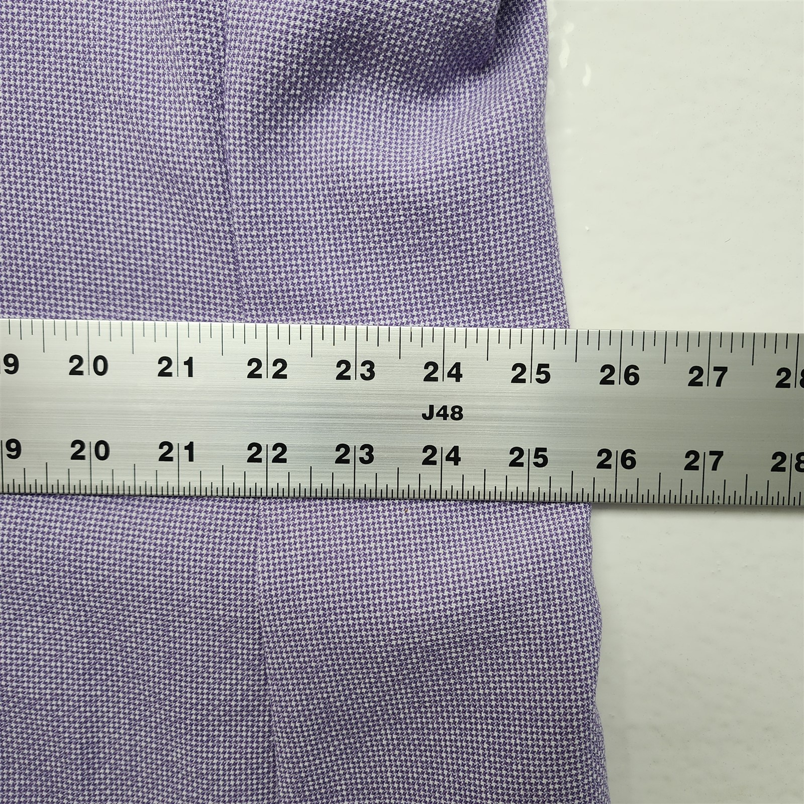 Stafford 52R Purple Micro Houndstooth Unstructured Soft Shoulder Blazer Jacket