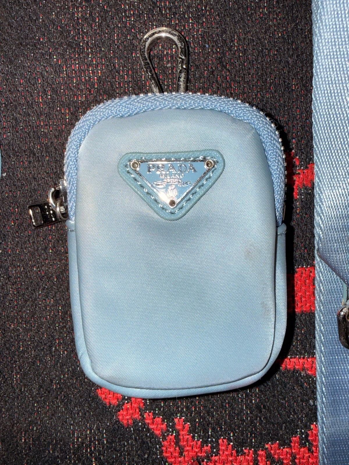 Prada Re-Edition 2005 Re-Nylon Bag Set Celeste Blue | Full 3-Piece Complete Set