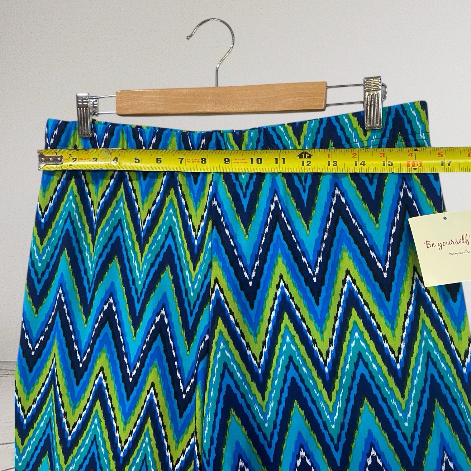 Fig And Flower Womens Wide Leg Pants Size Large Pull On Stretch Boho Chic NWT