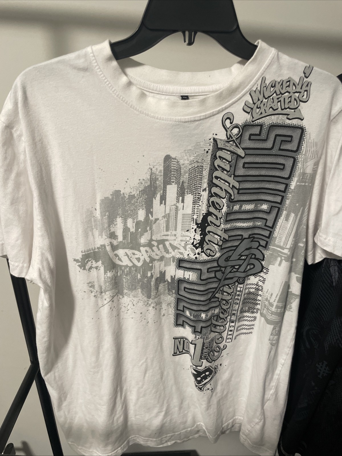 Y2K White SouthPole Shirt