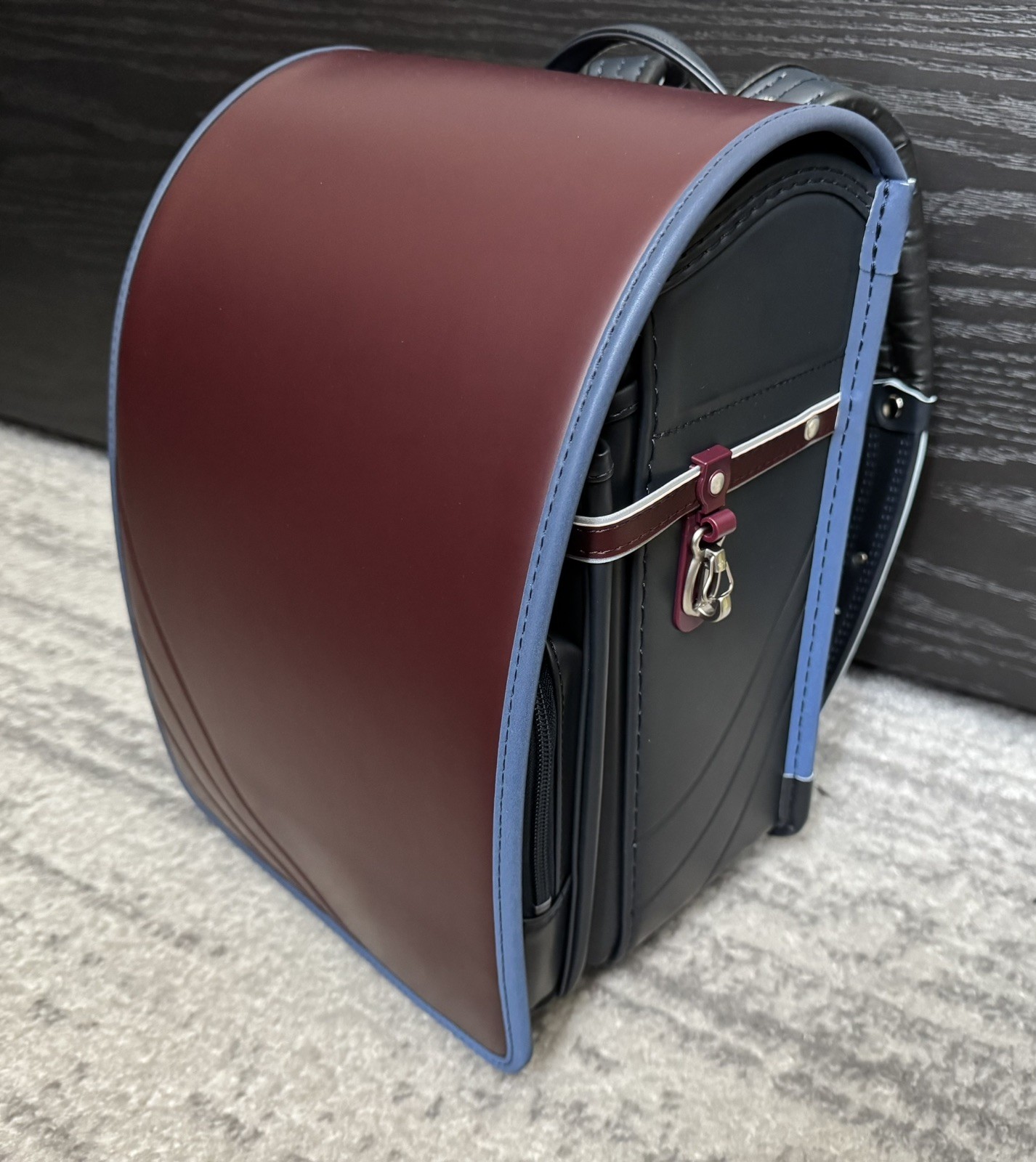 New Patam Randoseru-Style Japanese School Bag Backpack Sepia/Navy from Asakusa