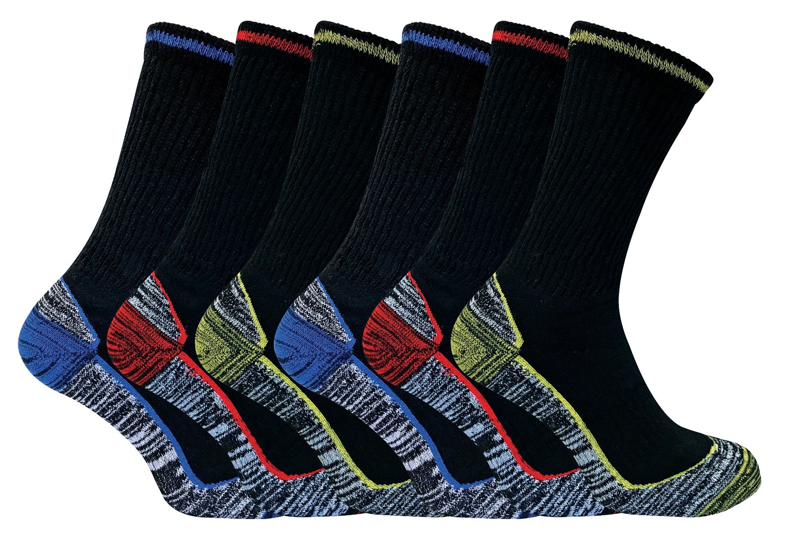 Mens Womens Moisture Wicking Heavy Duty Cotton Bamboo Work Boot Socks for Summer
