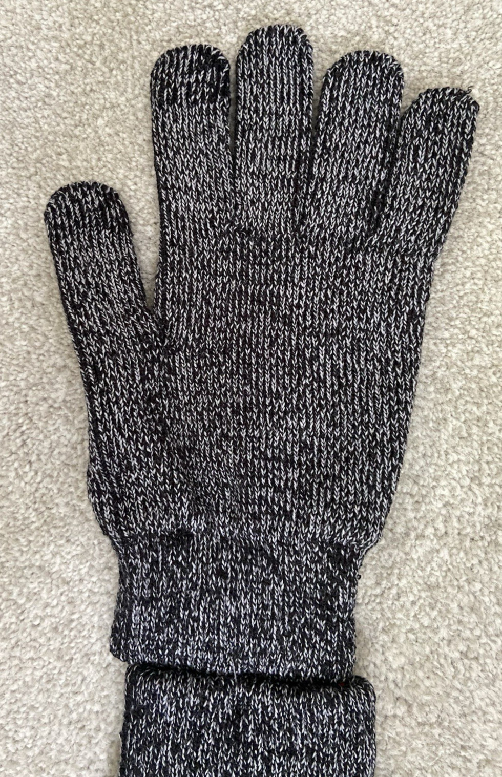 Smartwool Cozy Merino Blend Gloves Black Heather Sz Small Medium S/M Retail $35