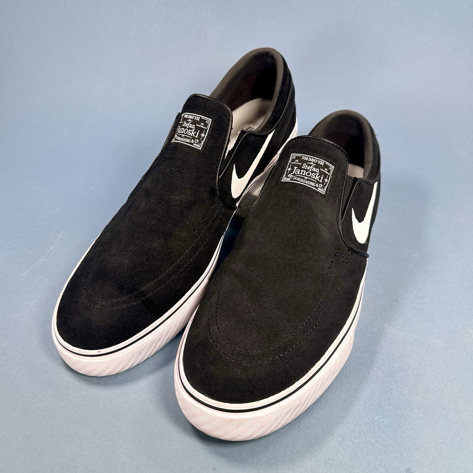 Nike SB Zoom Janoski+ Slip ‘Black White’ FN5893 001 Size 12