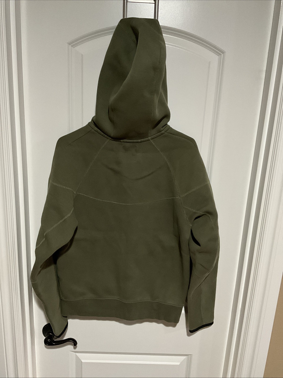 Nike Tech Fleece Olive Green Zip-up Sweatshirt Mens Small Pre-Owned!