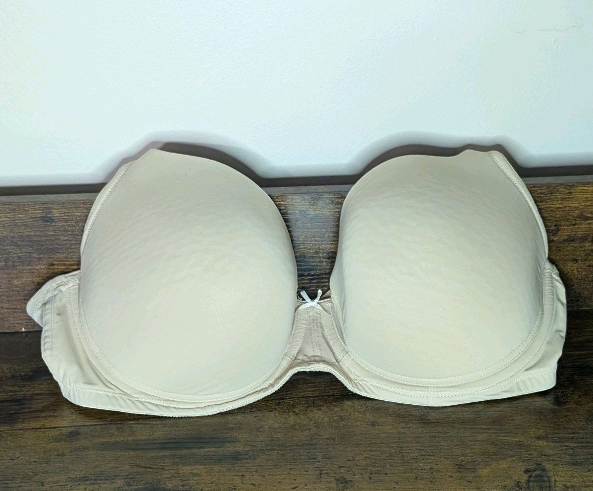 Cacique Women’s Tan Beige Lightly Lined Balconette Bra 42DD