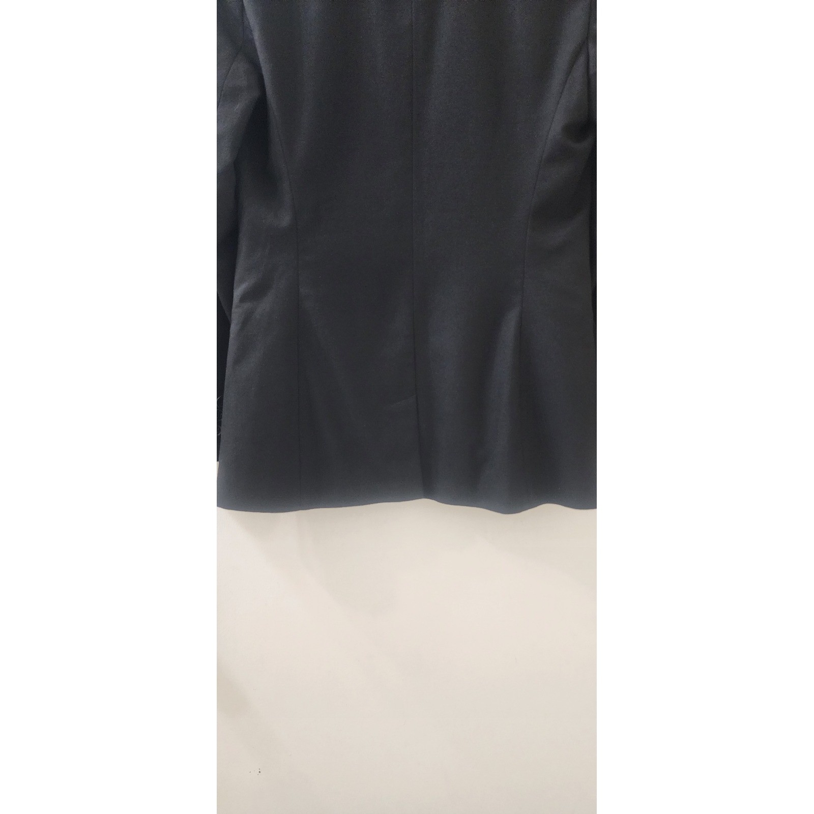 Tiffany & Co. Wardrobe Womens Black Single Button Blazer Jacket Size 4