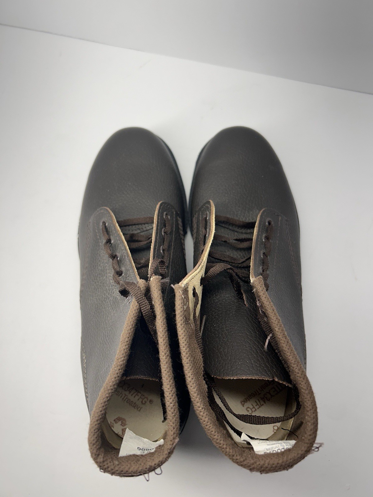 PA DOC PCI Inmate Leather Prison Work Boots Sz 9 E Excellent Shape See Pics OBO