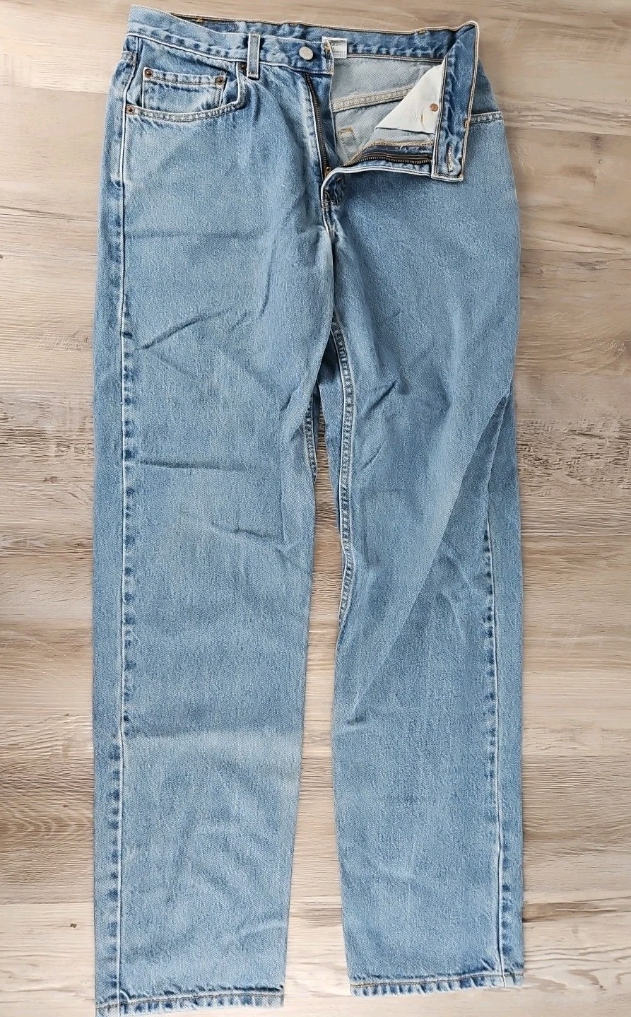 Vintage Levi’s 468 Jeans Men 32×34 Stone Washed Blue Relaxed Straight Leg Y2K