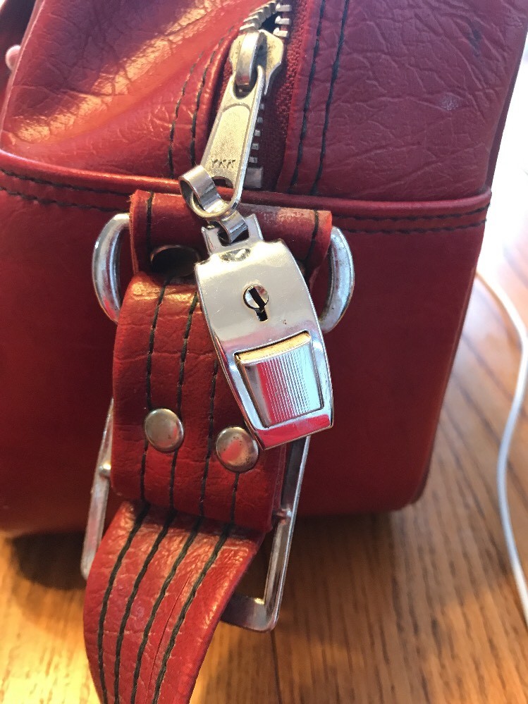 Old-fashioned briefcase & luggage bag Super Cool Red Ships N 24h