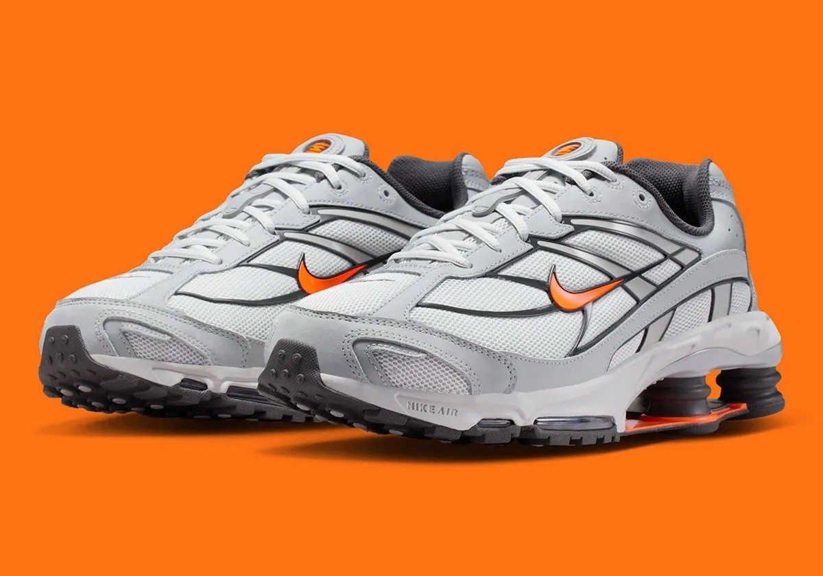 Nike Shox Ride 2 Photon Dust Grey Orange Running Sneakers IO4296-004 Men’s Sizes