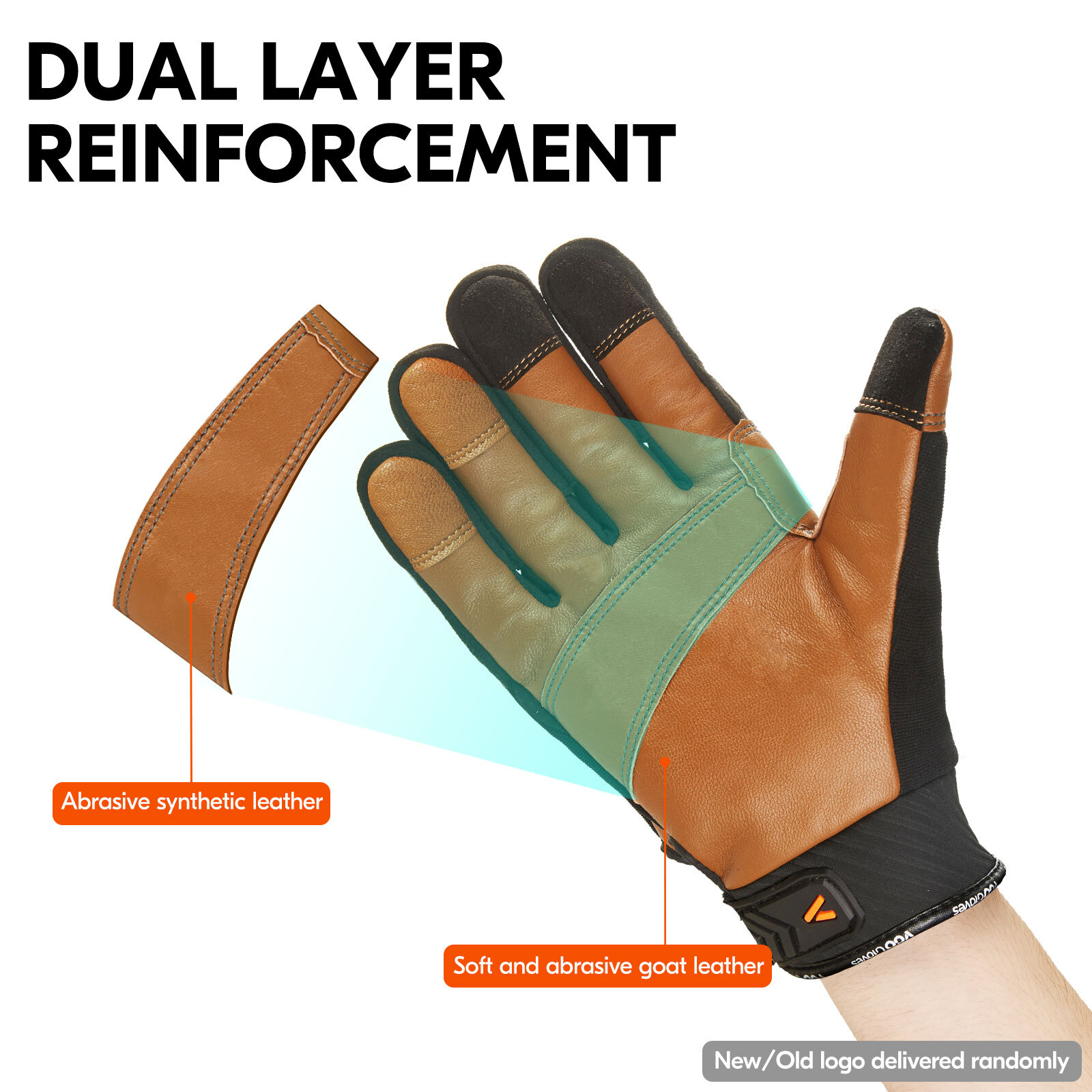 Vgo 1/2/3Pairs -4℉ Thinsulate C100 Winter Waterproof Light Duty Glove (GA9603FW)