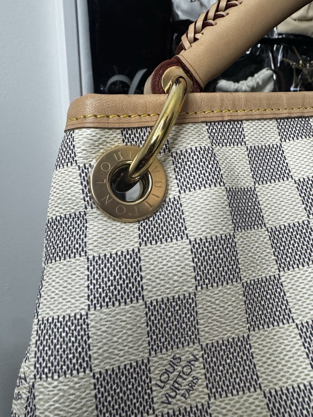 Louis Vuitton Damien Azur Artsy Shoulder Bag MM