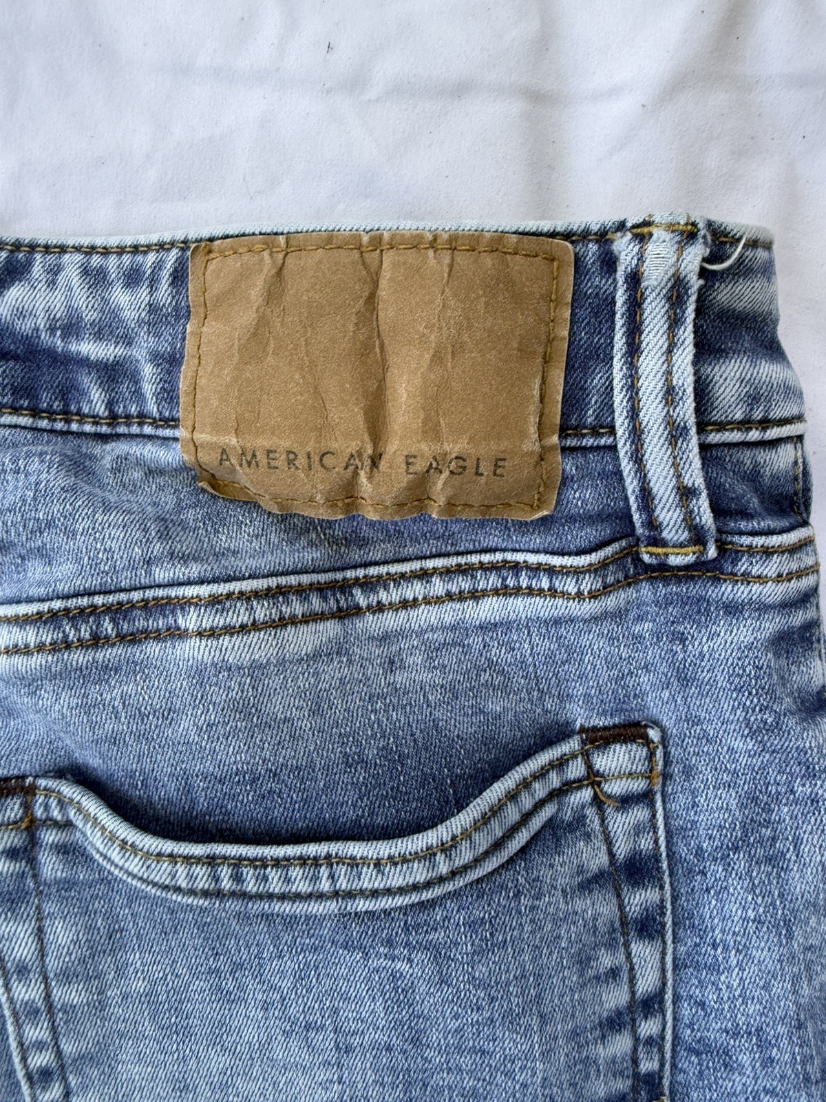 American Eagle Cozy Airflex Athletic Jeans Men’s 31×34 Blue Denim