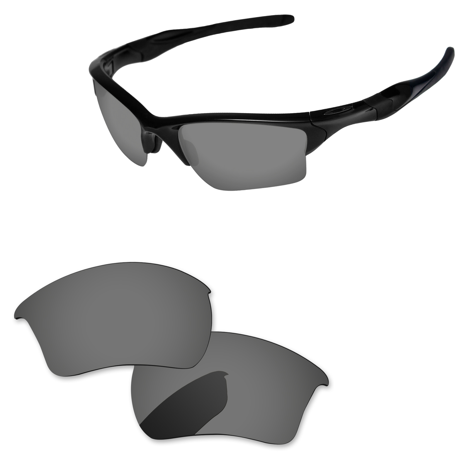 Lenslog Polarize Replacement sunglasses For-Oakley Half Jacket 2.0 XL OO9154