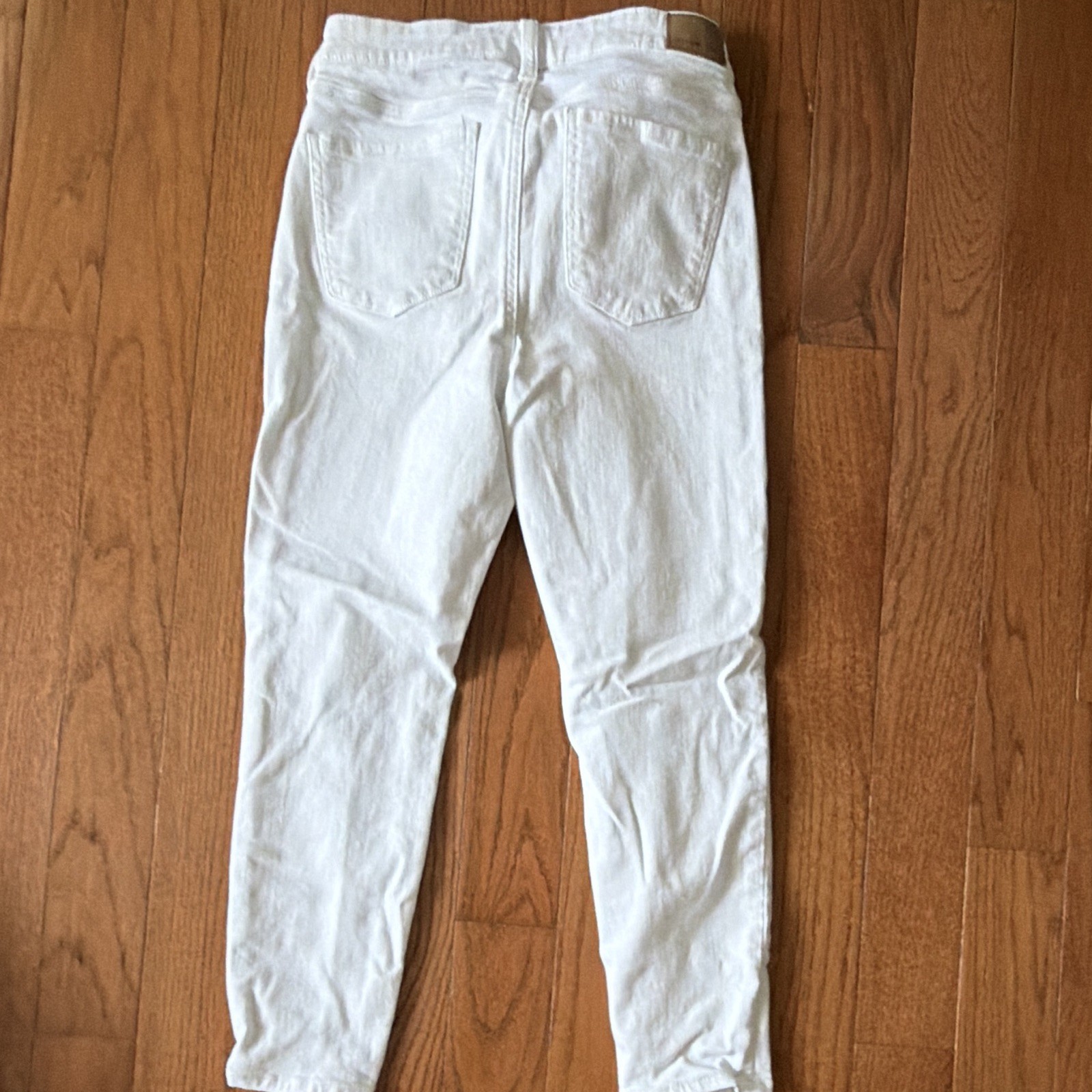 American Eagle Outfitters Women’s White High-Rise Jegging Jeans 5-Pocket