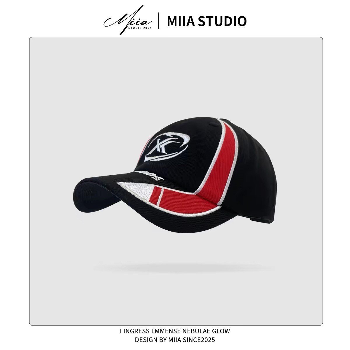 Adjustable Embroidered Baseball Cap Curved Brim Streetwear Casual Sport Hat