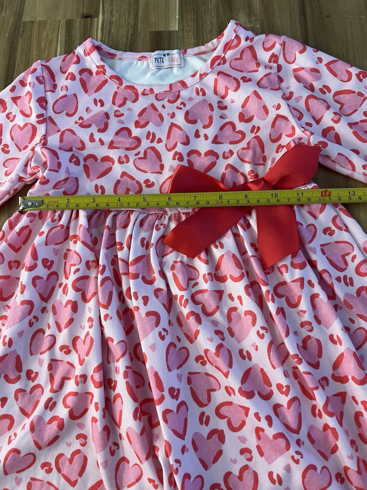 Pete And Lucy Valentines Day Dress 6 6x Pink Red
