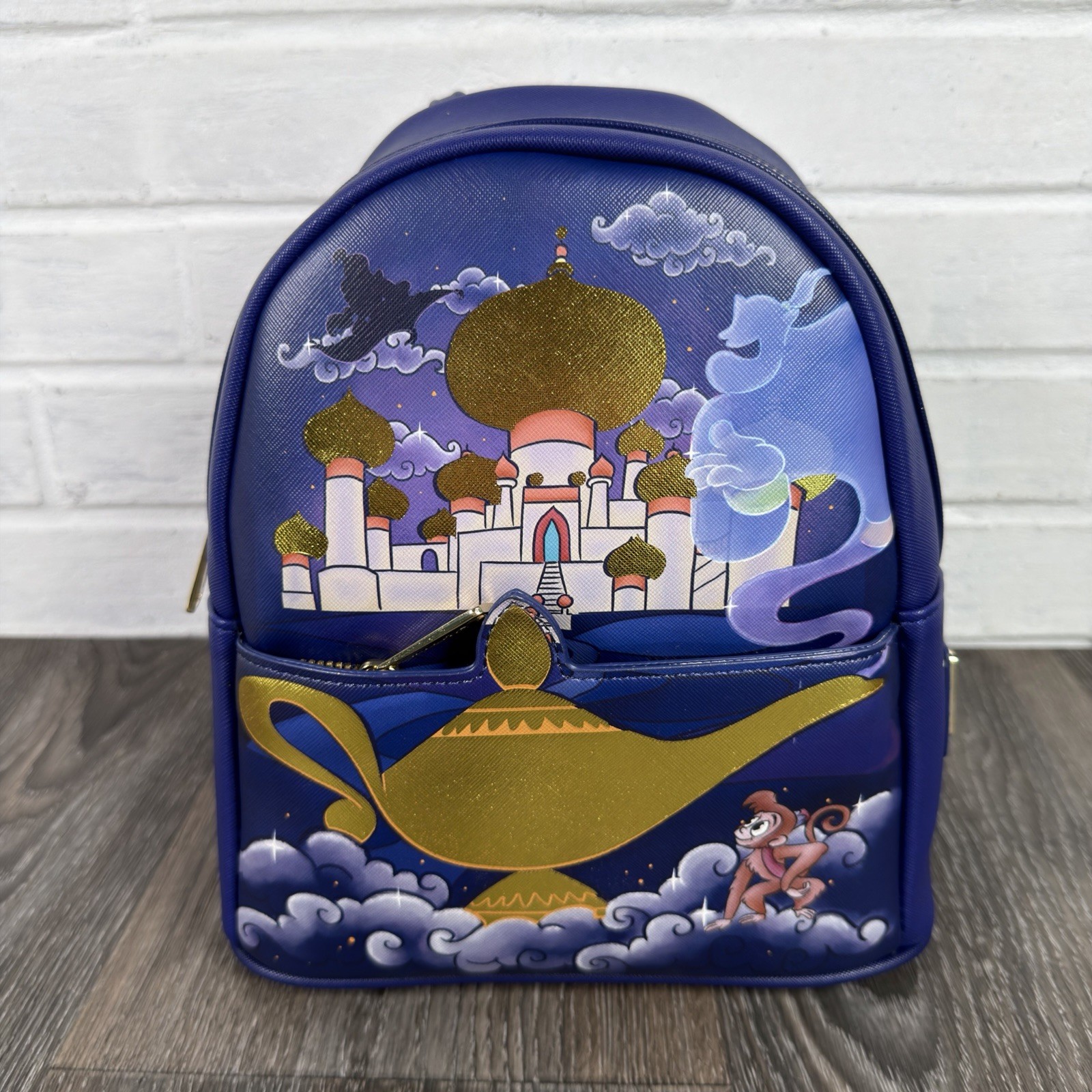 Loungefly Disney Aladdin Princess Jasmine Castle Mini Backpack Lamp 2021 NWT