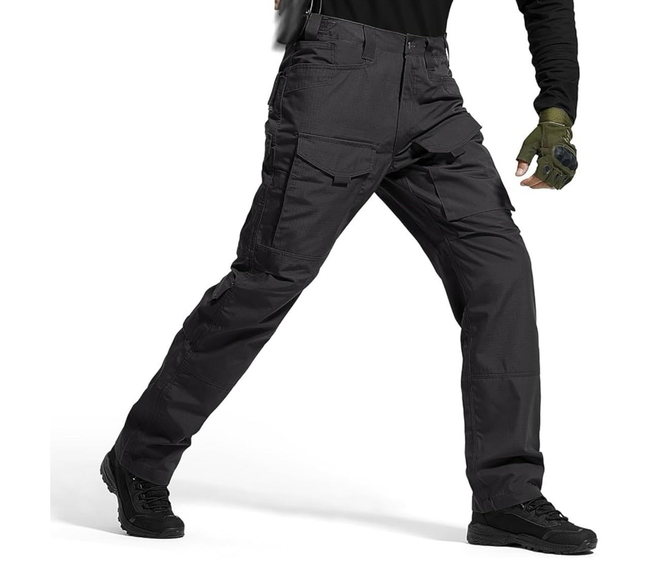 Free Soldier Outdoor Hiking Tactical Pants Black Men’s Sz 38×32