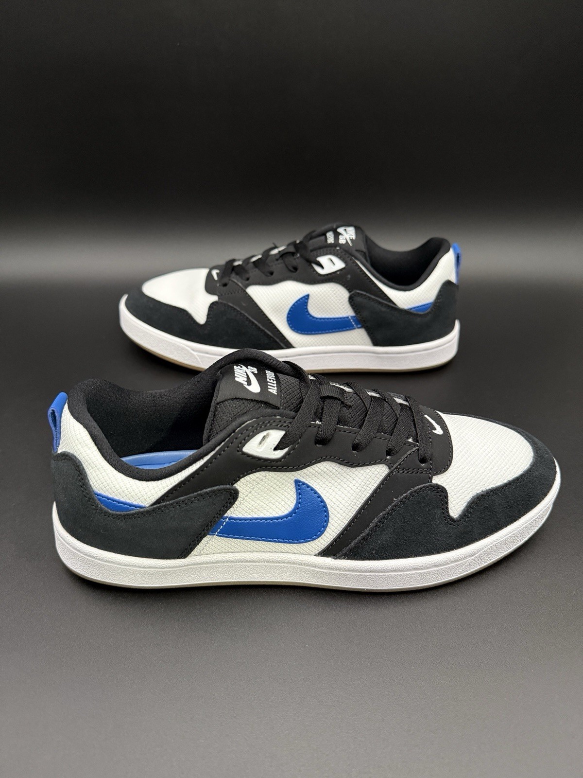 Nike SB Alleyoop White Team Royal Blue Black Mens Skate Sneakers CJ0882-104