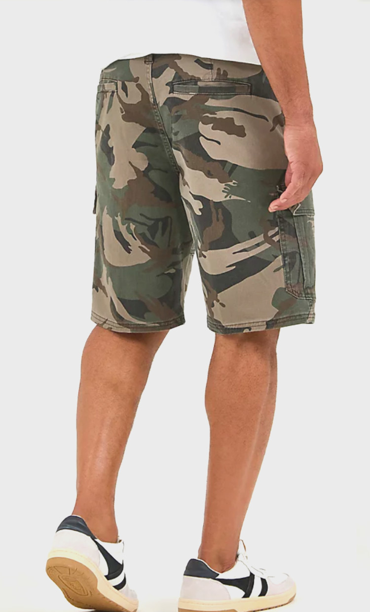 Men’s Wrangler Relaxed Fit Cargo Shorts w/ Stretch Green Brown Camo CHOOSE SIZE