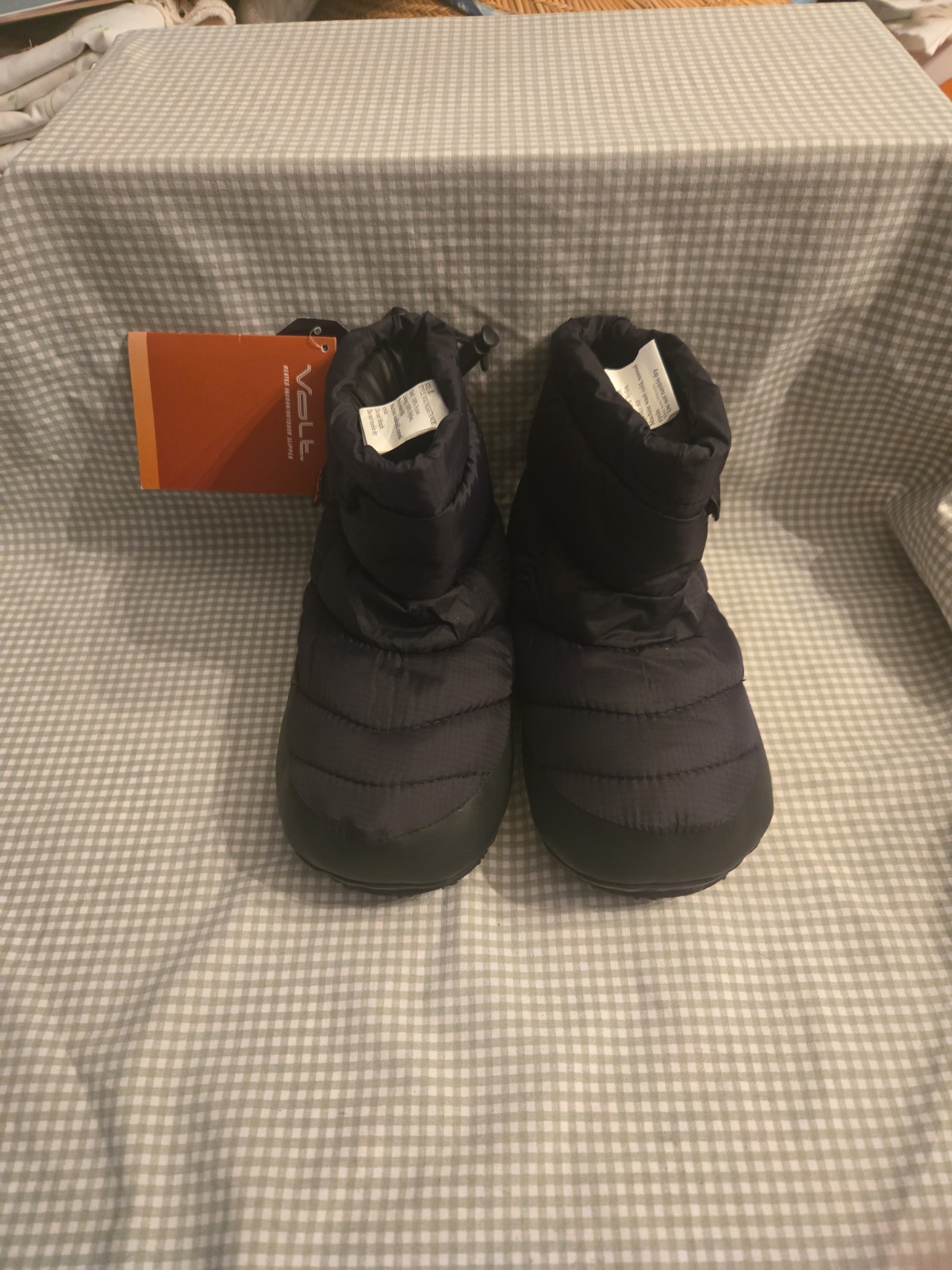 Volt Resistance 3V Heated Slipper Black Thinsulate Insulation Small NWT