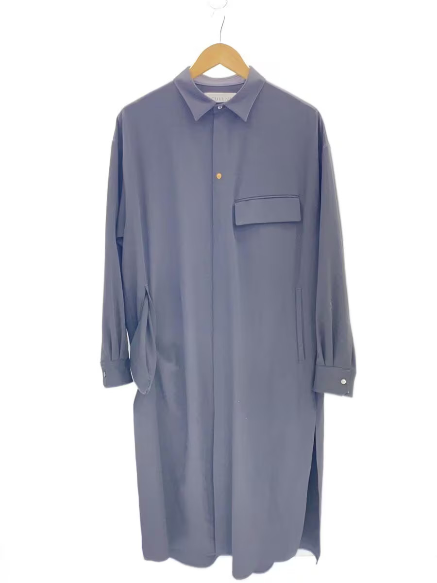 CULLNI Long-Sleeve Shirt, Size 1, Polyester, Black, 21-AW-031, 21AW Long Shirt