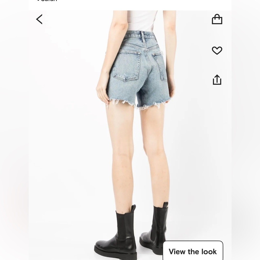 Agolde Riley Denim Shorts for Women