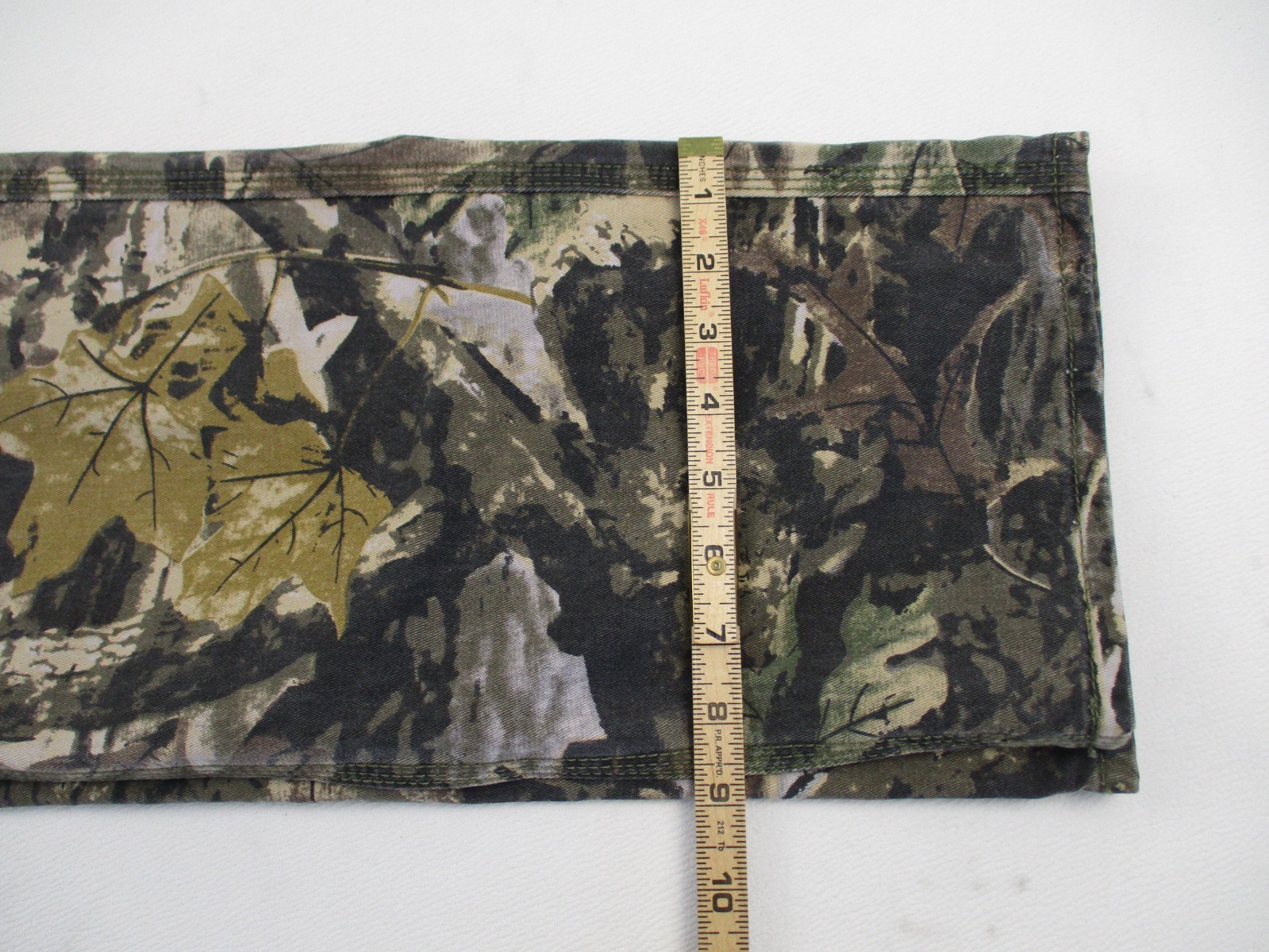 MNML Pants Mens Size 34 Y2K Green Camo Straight Leg Cotton Army 34×32